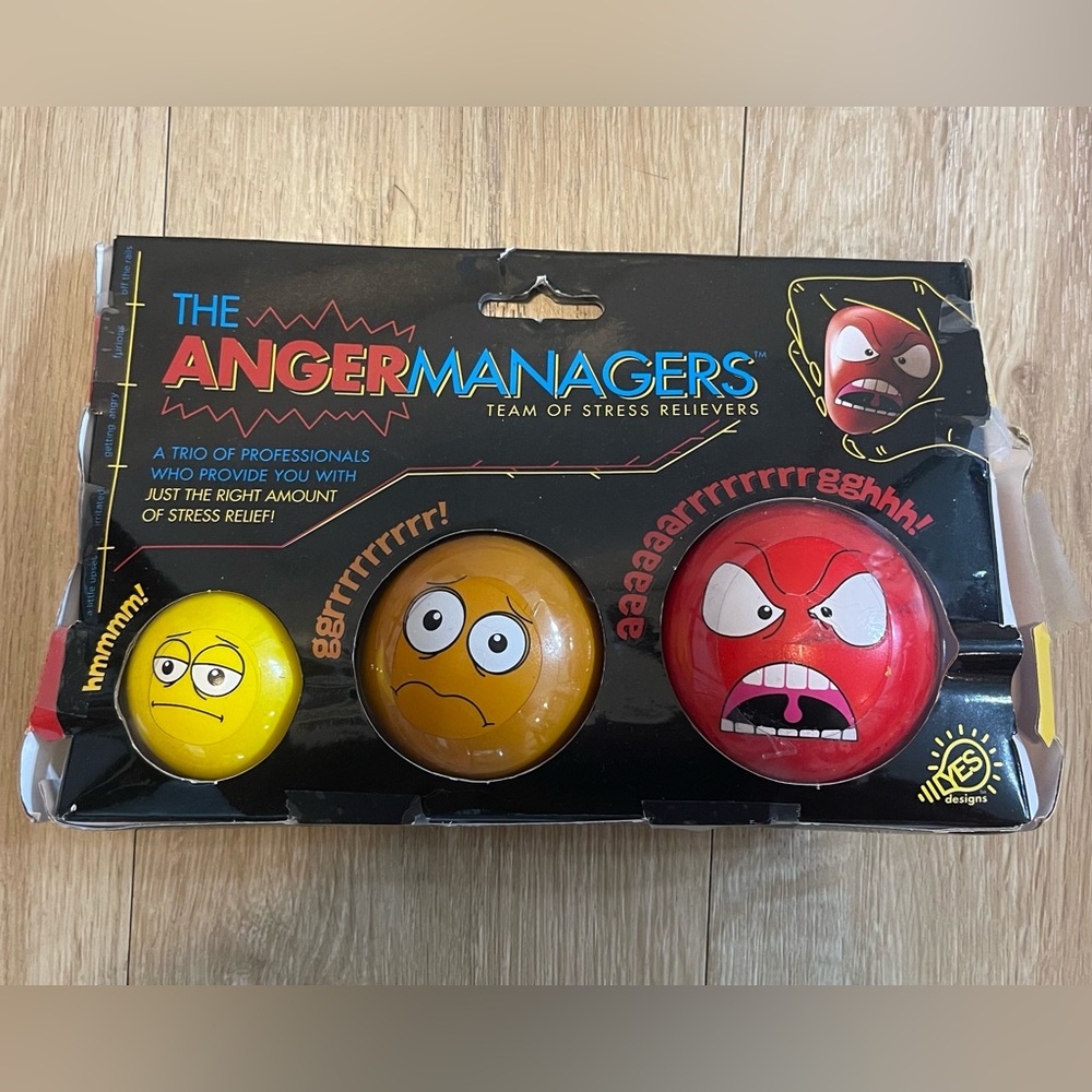 Anger Managers Stress Reliever Balls Set
